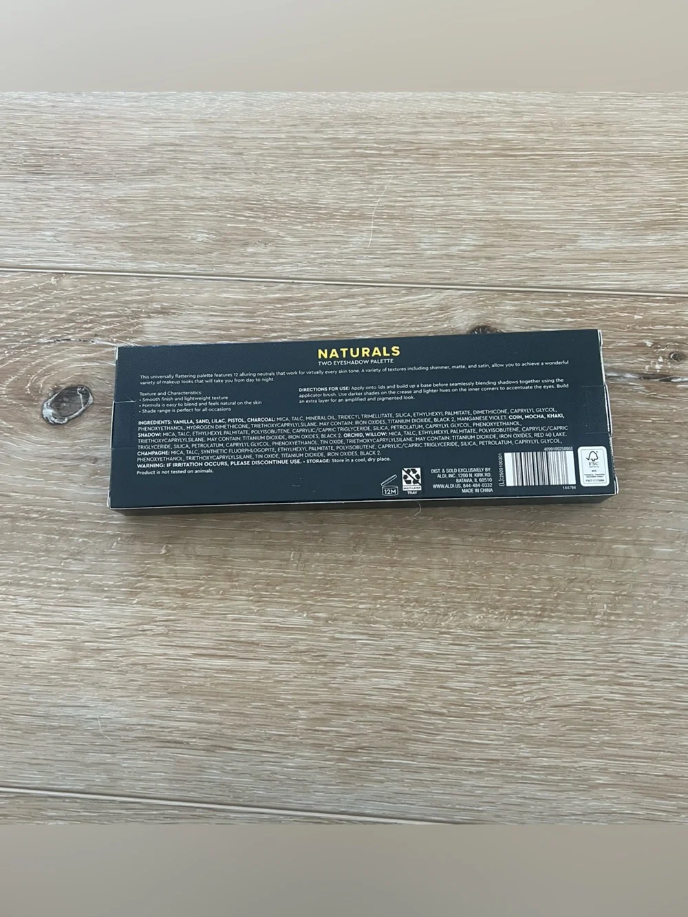 NWT Lacura Naturals #2 eyeshadow palette